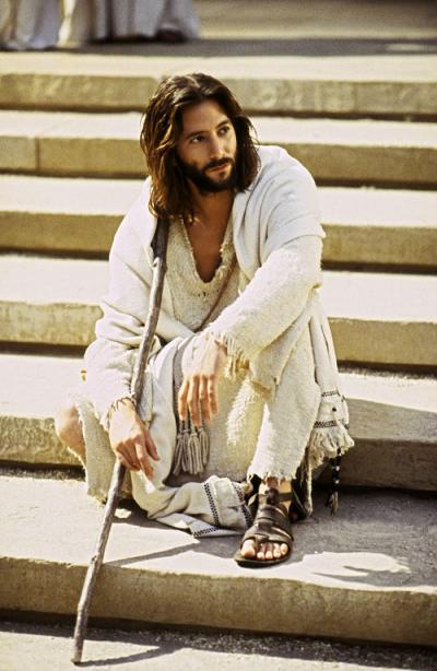 Jesus On Steps