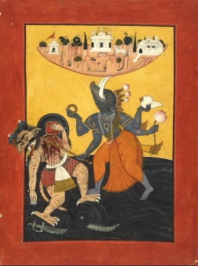 Hindu boar avatar of Vishnu