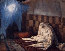 James Tissot, The Annunciation (ca. 1886-1896)