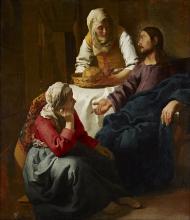 Jan Vermeer, Christ in the House of Martha and Mary (1655)