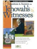 Questions And Answers On Jehovah's Witnesses
